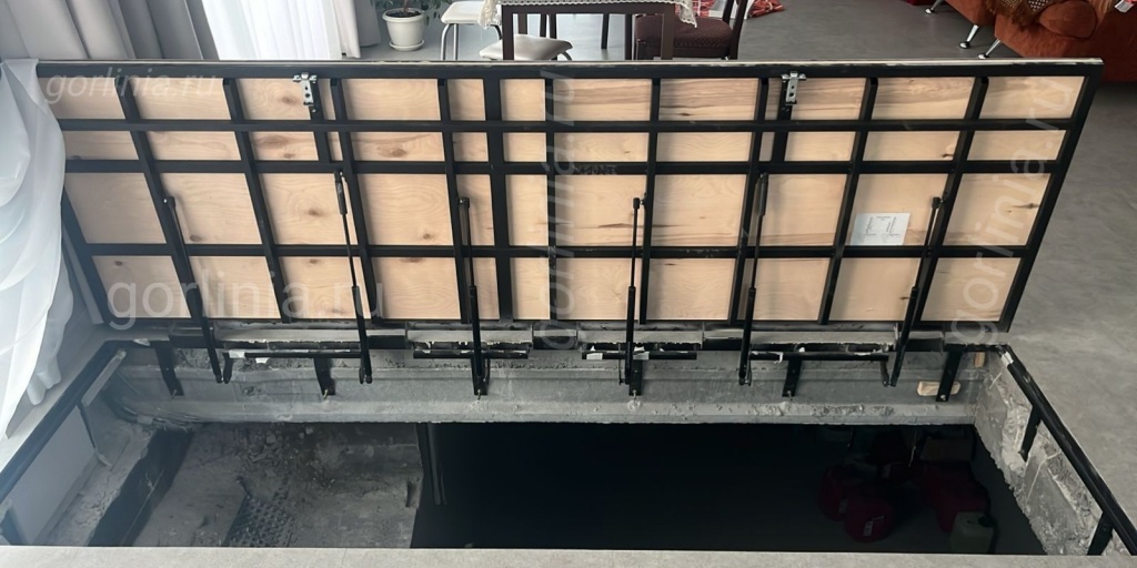 Сложные люки в подвал больших размеров на заказ