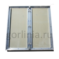 Люк под покраску Гиппократ 800п*800 двухдверный стеновой ревизионный